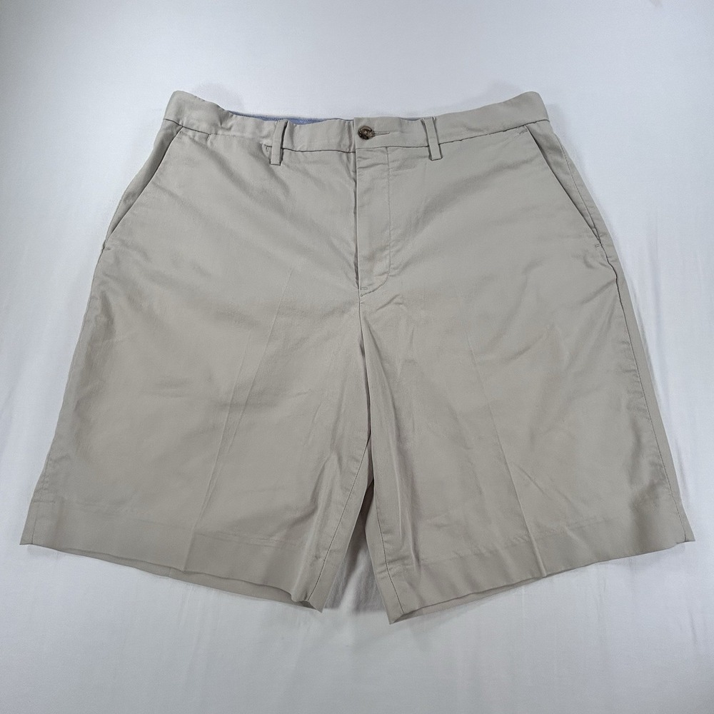 Polo Ralph Lauren Men's Chino Shorts Size 34 Beige Stretch Classic Fit Cotton